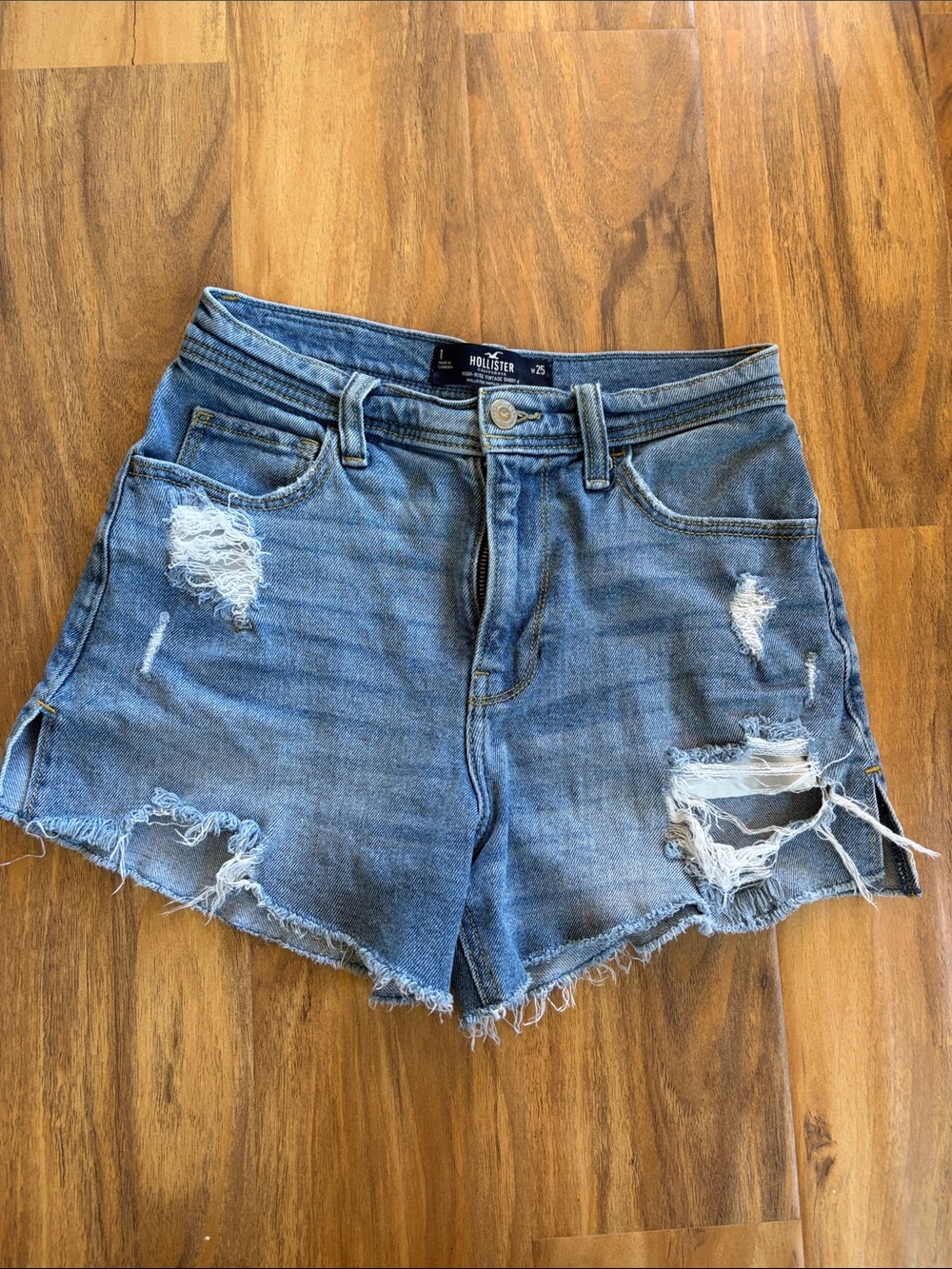 Hollister high rise vintage Denim Cutoff Shorts